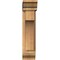 Ekena Millwork Westlake Traditional Smooth Bracket w/ Offset Brace, Western Red Cedar, 5 1/2"W x 16"D x 24"H BKT0604X16X24WTL01SWR - alternate 4